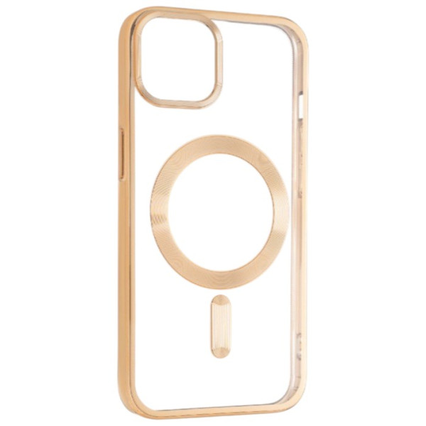 Фото - Чохол для смартфону Gelius Chrome Frame Case MagSafe for iPhone 15 Pro Max Gold (94794)