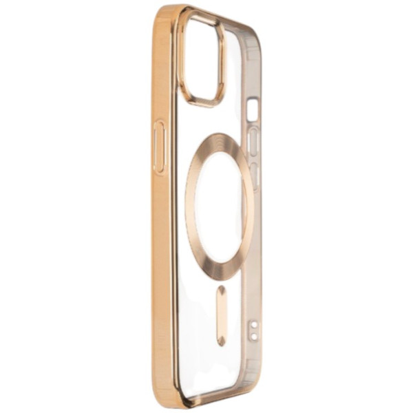 Фото - Чохол для смартфону Gelius Chrome Frame Case MagSafe for iPhone 15 Pro Max Gold (94794)