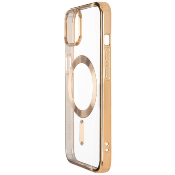 Фото - Чехол для смартфона Gelius Chrome Frame Case MagSafe for iPhone 15 Pro Gold (94793)