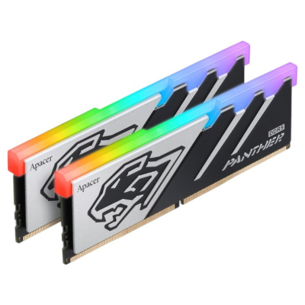 Фото - Память DDR Apacer DDR5 2x16GB/5600 Panther RGB (AH5U32G56C5229BAA-2)
