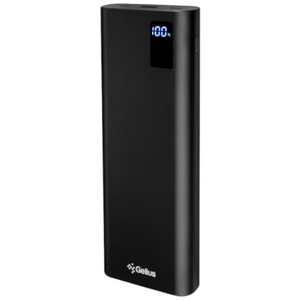 Фото - Батарея мобільна Gelius Hype GP-PB306 30000mAh QC+PD 100W + кабель Type-C/Type-C (1m,100W) Black (99209)