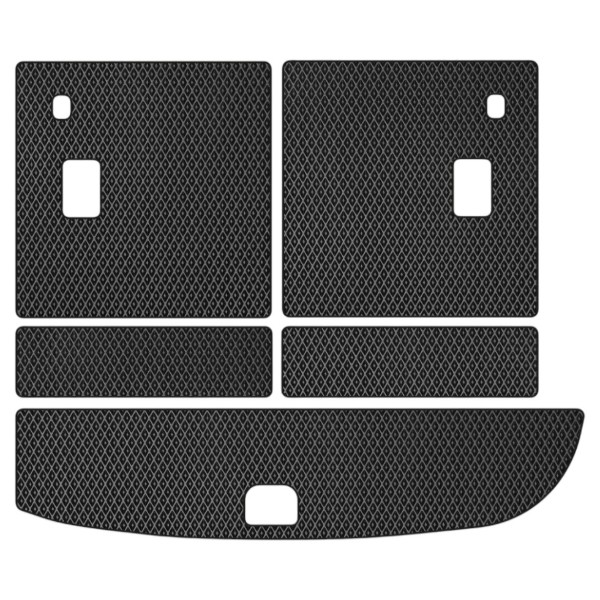Фото - EVA коврик в багажник авто EVAtech для Santa FE (CM) Restyling (Floor Gas Pedal) 7 seats (2 clips) Hyundai 2010-2012 2 поколение SUV EU (HY13315BE5RBB)