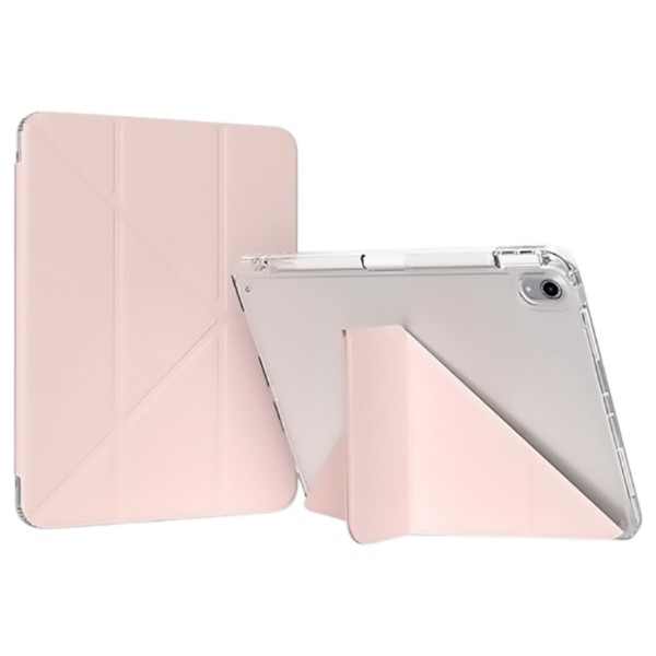 Фото - Чехол для планшета BeCover Ultra Slim Origami Transparent с креплением Apple iPad Mini 6 2021 Pink (712932)