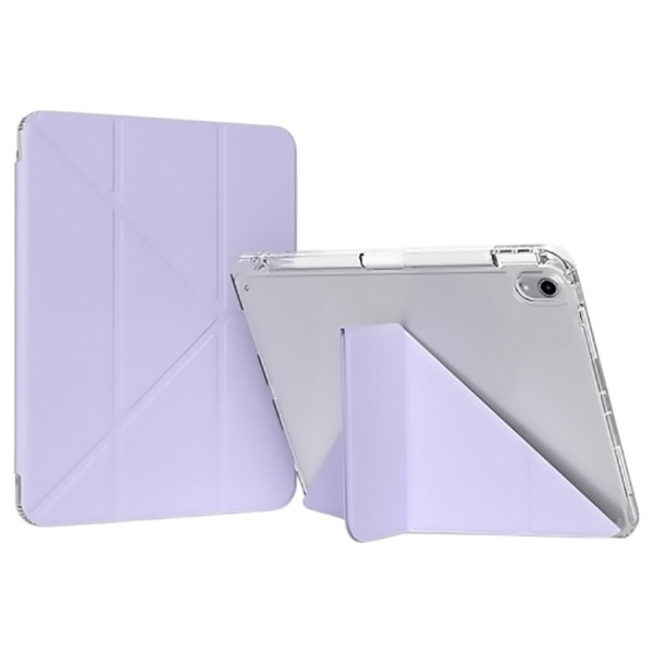 Фото - Чохол для планшету BeCover Ultra Slim Origami Transparent з кріпленням Apple iPad Mini 6 2021 Purple (712933)