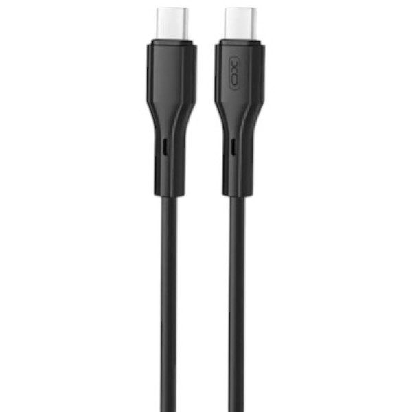 Фото - Кабель синхронизации данных XO USB Type-C - USB Type-C (NBQ231B-CC.black)