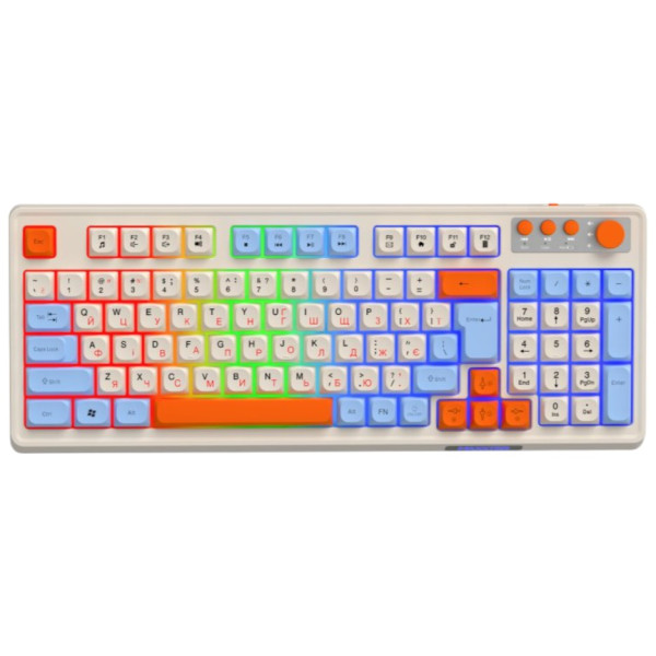 Фото - Клавіатура бездротова ігрова Maxxter KBGW-3C01-UA