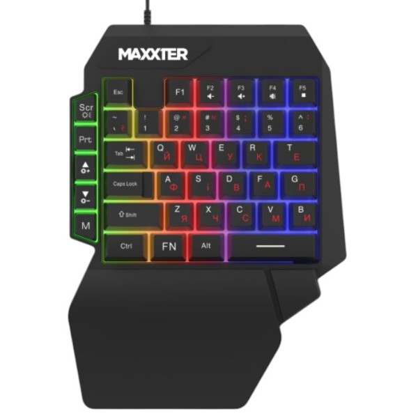 Фото - Клавиатура проводная игровая Maxxter KBG-OH-01B-UA Фото - Клавиатура проводная игровая Maxxter KBG-OH-01B-UA