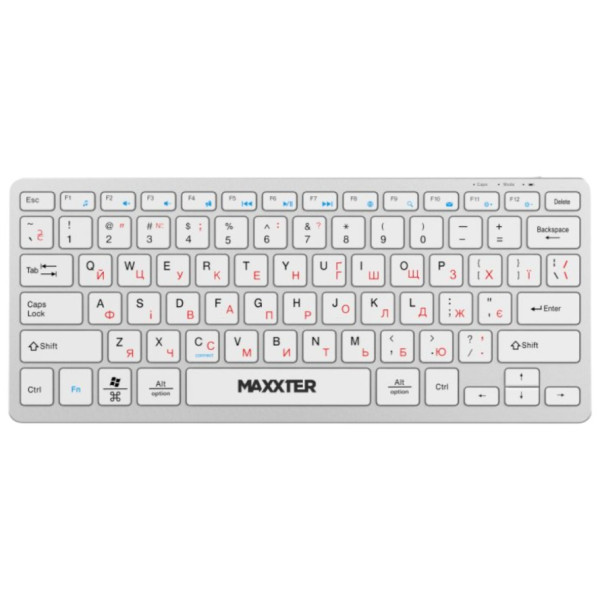 Фото - Клавіатура бездротова Maxxter KBW-C01S-UA