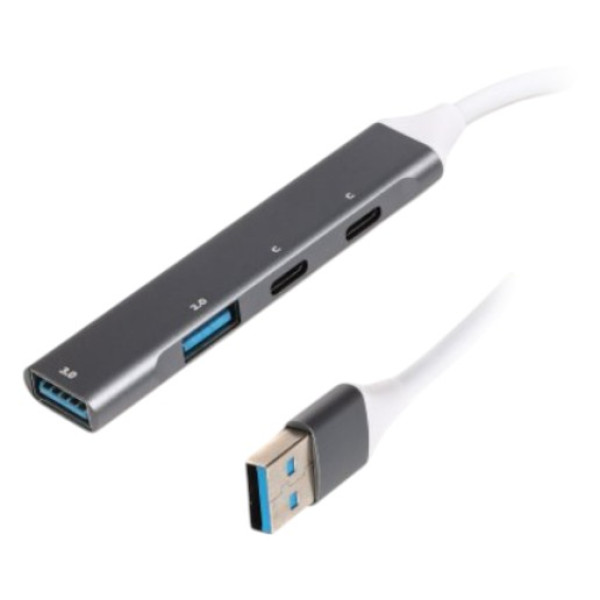 Фото - Хаб USB Maxxter 3.0 Type-A (HU3A-4P-03)