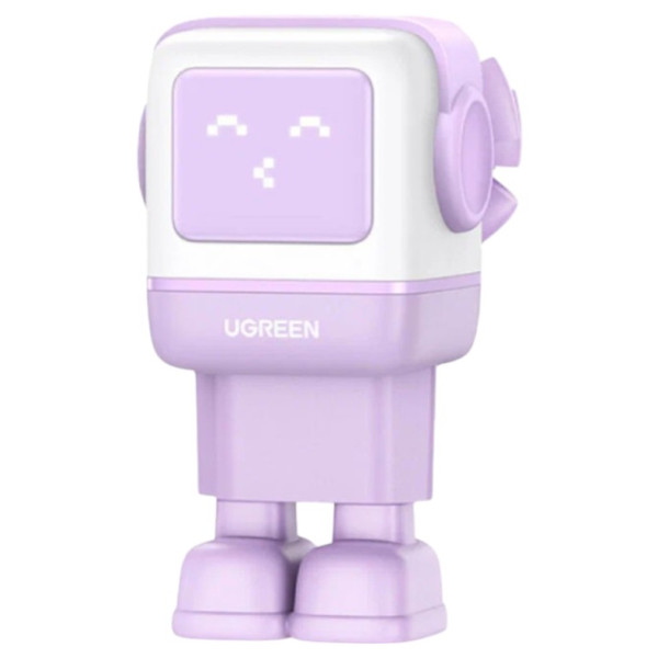 Фото - Мережевий зарядний пристрій UGREEN CD361 3xUSB 65W 2xUSB-C+USB-A Gan Robot tech Fast Charger Violet (35291)