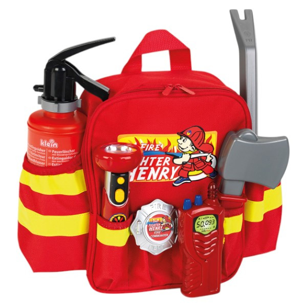 Фото - Сюжетно-рольова гра. Набір-професій Klein PRO - Іграшковий пожежний рюкзак з аксесуарами (8900)