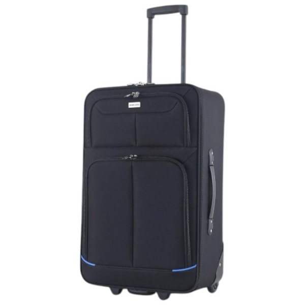 Фото - Валіза Semi Line M Black/Blue Lines (T5753-2)