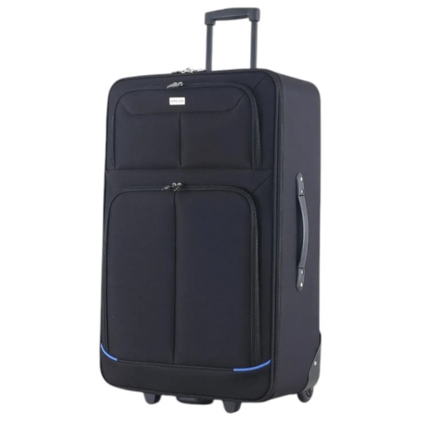 Фото - Валіза Semi Line L Black/Blue Lines (T5753-3)