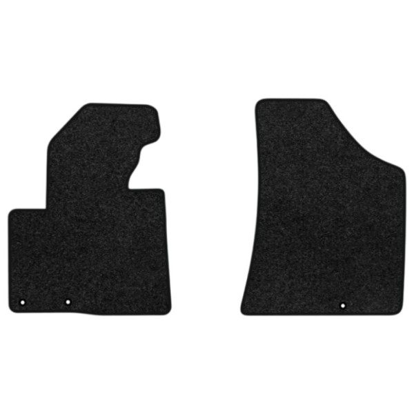 Фото - Килимки ворсові в салон авто EVAtech Premium для Hyundai Santa FE (CM) Restyling (Floor Gas Pedal) 5 seats (3 clips) 2010-2012 2 покоління SUV EU чорний кант HY13312AG2KD3VPB