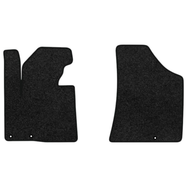 Фото - Килимки ворсові в салон авто EVAtech Premium для Hyundai Santa FE (CM) Restyling (Floor Gas Pedal) 5 seats (3 clips) 2010-2012 2 покоління SUV EU чорний кант HY13312AV2KD3VPB
