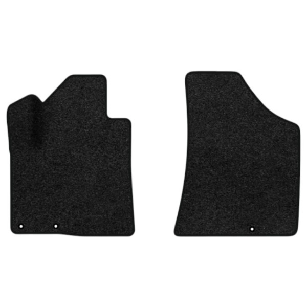 Фото - Коврики ворсовые в салон авто EVAtech Premium для Hyundai Santa FE (CM) Restyling (Hinged Gas Pedal) 7 seats (3 clips) 2010-2012 2 поколение SUV EU черный кант HY13314AE2KD3VPB