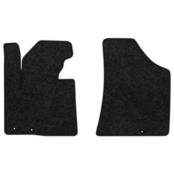 Фото - Килимки ворсові в салон авто EVAtech Premium Hyundai Santa FE (CM) Restyling (Floor Gas Pedal) 5 seats 2010-2012 2 покоління SUV USA чорний кант HY13946AV2KD3VPB