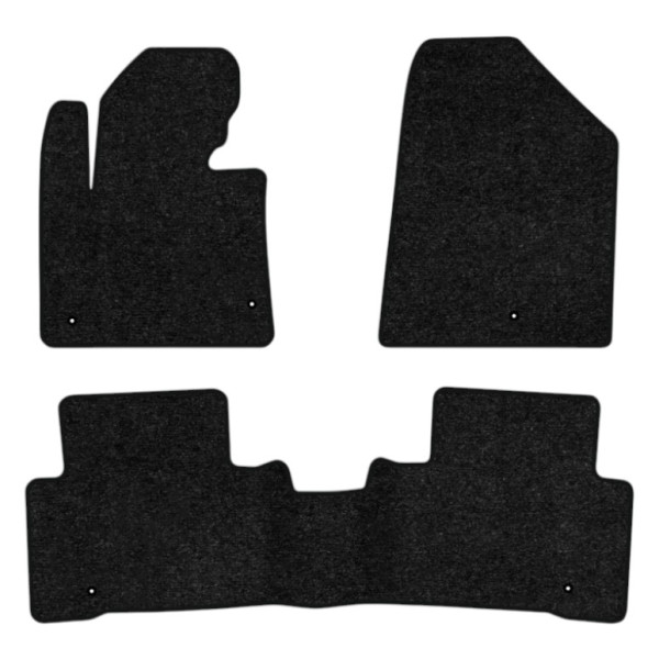 Фото - Килимки ворсові в салон авто EVAtech Standard Hyundai Santa FE Sport (DM) 2012-2018 3 покоління SUV USA чорний кант HY14252ZV3LA5VEB