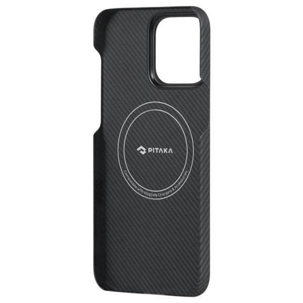 Фото - Чехол для смартфона Pitaka MagEZ Case 4 Twill 600D Black/Grey for iPhone 15 Pro Max (KI1501PMA)