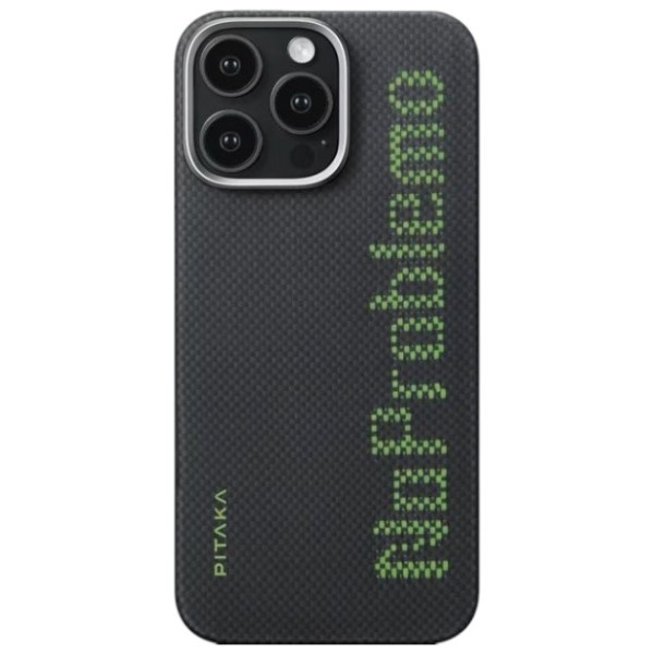Фото - Чехол для смартфона Pitaka Tactile Woven Aries NoProblemo for iPhone 16 Pro (KI1601NO)