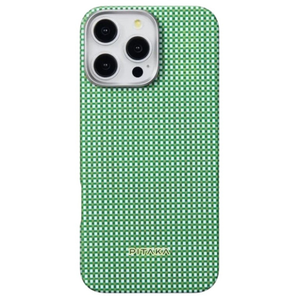 Фото - Чохол для смартфону Pitaka Ultra-Slim Classic Forest Green for iPhone 16 Pro (KI1601PFOR)