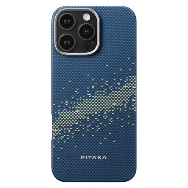 Фото - Чохол для смартфону Pitaka Tactile Woven StarPeak Milky Way Galaxy for iPhone 16 Pro Max (KI1602PMYG) Фото - Чохол для смартфону Pitaka Tactile Woven StarPeak Milky Way Galaxy for iPhone 16 Pro Max (KI1602PMYG)