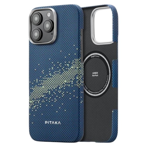 Фото - Чехол для смартфона Pitaka Tactile Woven StarPeak Lumintex Milky Way Galaxy for iPhone 16 Pro (KI1603PMYG)