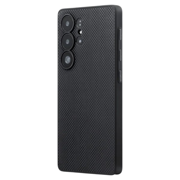 Фото - Чехол для смартфона Pitaka PinButton Case Plain 600D Black/Grey for Samsung Galaxy S25 Ultra (PBS2501U)