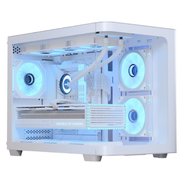 Фото - Корпус AEROCOOL P300C-G-WT-v1 (ACCS-PN02033.21) White без БП