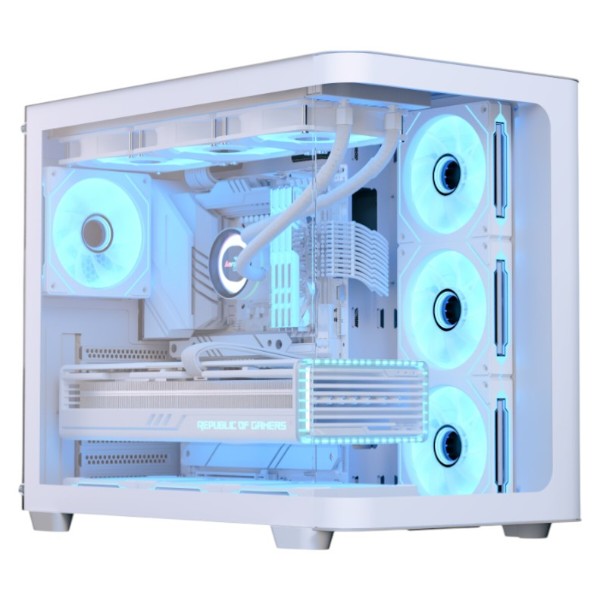 Фото - Корпус AEROCOOL P500C-G-WT-v1 (ACCM-PN01043.21) White без БП