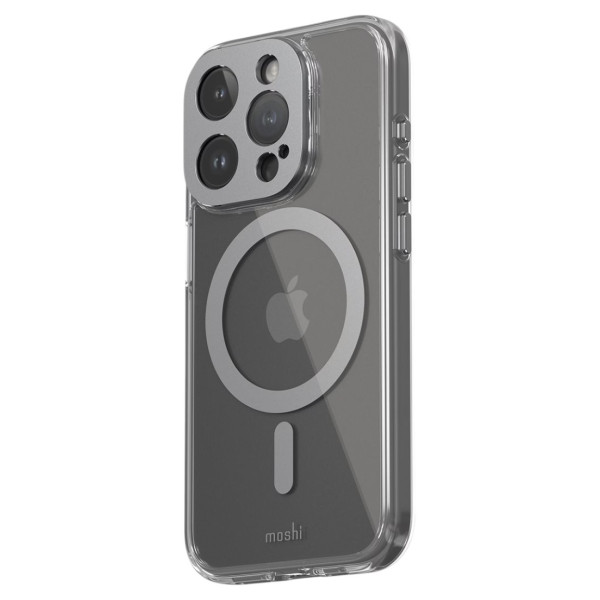Фото - Чехол для смартфона Moshi iGlaze Slim Hardshell Case Meteorite Gray for iPhone 15 Pro (99MO231007)