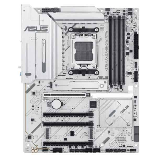 Фото - Материнська плата Asus X870 MAX GAMING WIFI7 White 4xDDR5