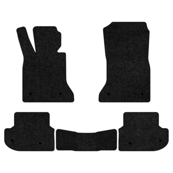 Фото - Килимки ворсові в салон авто EVAtech Standard для BMW 5 Series (F10) Mechanical seats 2010-2013 6 покоління Sedan EU чорний кант BM31054C5BW8VEB