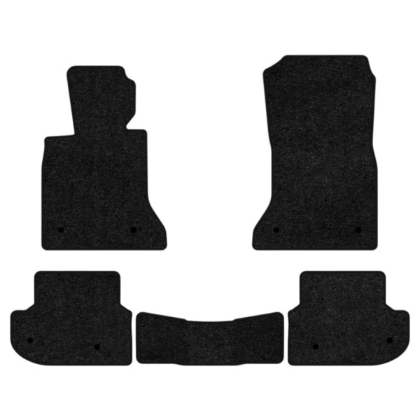 Фото - Коврики ворсовые в салон авто EVAtech Standard для BMW 5 Series (F10) Mechanical seats 2010-2013 6 поколение Sedan EU черный кант BM31054CB5BW8VEB