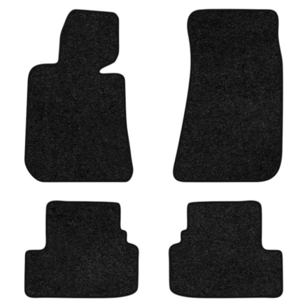 Фото - Килимки ворсові в салон авто EVAtech Standard для BMW 3 Series (E30) FWD 1982-1994 2 покоління Sedan EU чорний кант BM1742PB4VEB