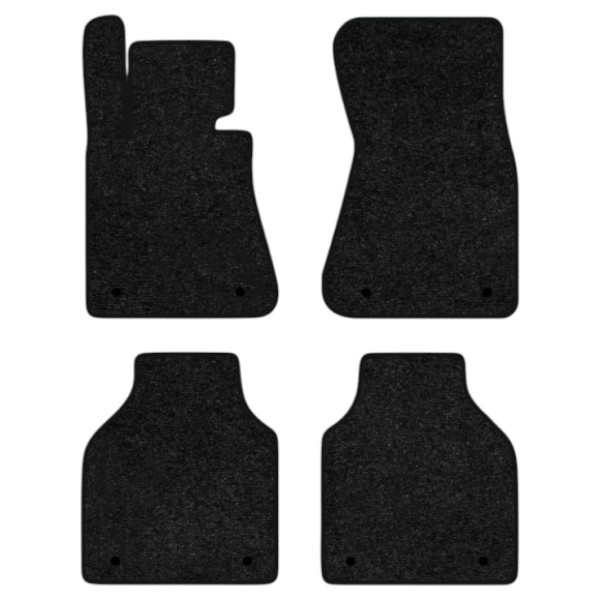 Фото - Килимки ворсові в салон авто EVAtech Standard для BMW 7 Series (E66) (Long) 2001-2008 4 покоління Sedan EU чорний кант BM21876P4BW8VEB