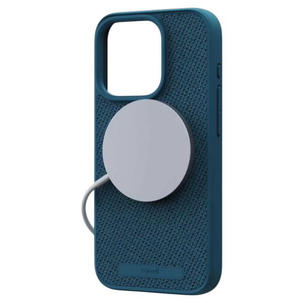 Фото - Чохол для смартфону Njord Fabric MagSafe Case Deep Sea for iPhone 15 Pro (NA53FA01)