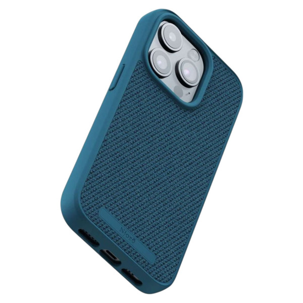 Фото - Чохол для смартфону Njord Fabric MagSafe Case Deep Sea for iPhone 15 Pro (NA53FA01)