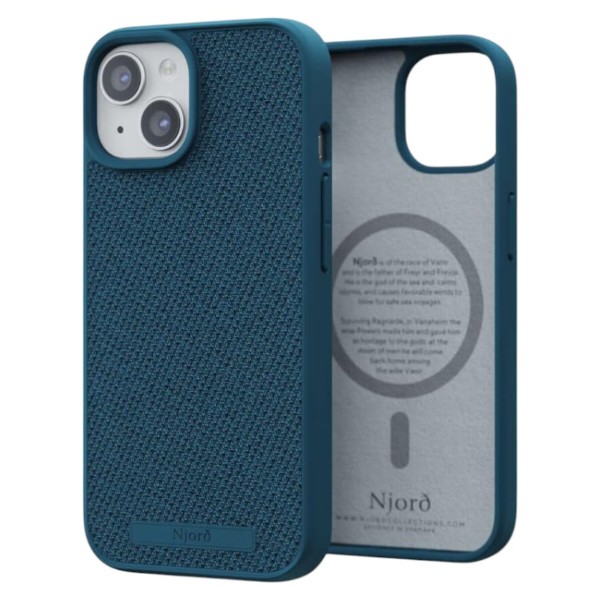 Фото - Чехол для смартфона Njord Fabric MagSafe Case Deep Sea for iPhone 15 (NA51FA01)