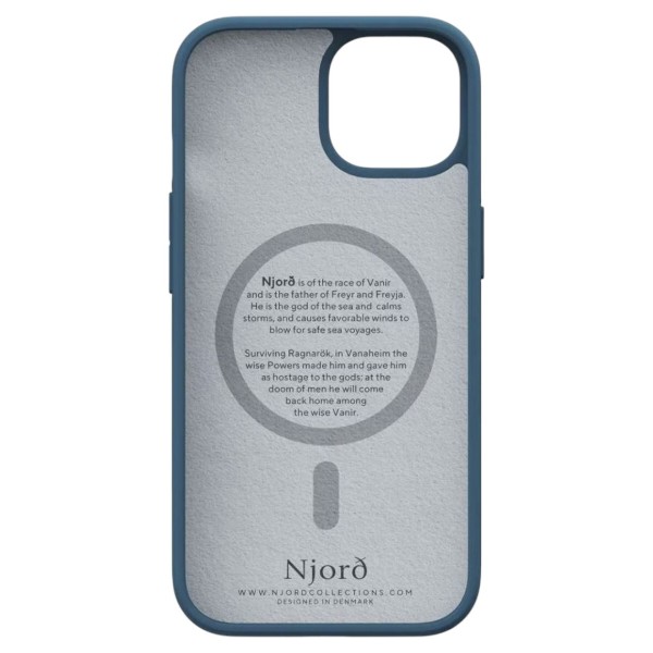 Фото - Чехол для смартфона Njord Fabric MagSafe Case Deep Sea for iPhone 15 (NA51FA01)