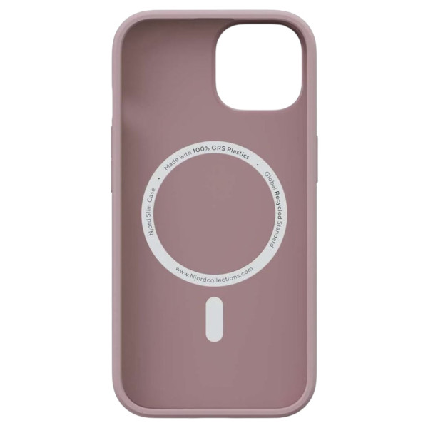 Фото - Чохол для смартфону Njord Slim MagSafe Case Pink Blush for iPhone 15 (NA51GR12)