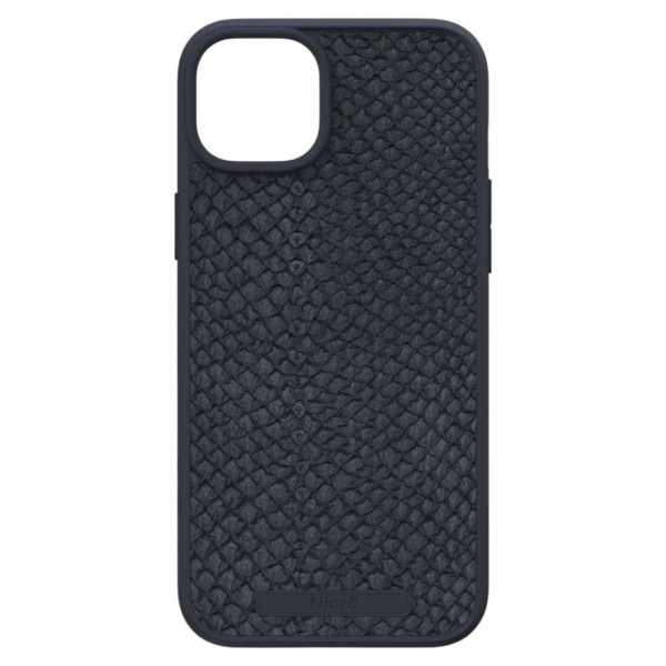 Фото - Чохол для смартфону Njord Salmon Leather MagSafe Case Black for iPhone 15 Plus (NA52SL00)