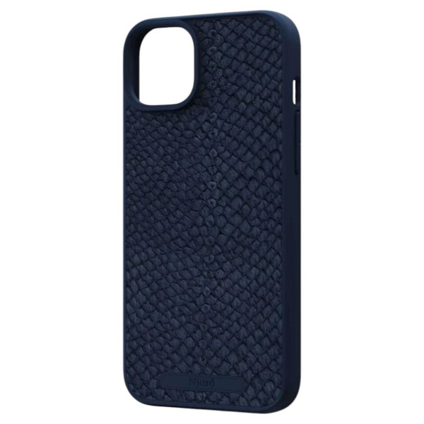 Фото - Чехол для смартфона Njord Salmon Leather MagSafe Case Petrol Blue for iPhone 15 Plus (NA52SL01)