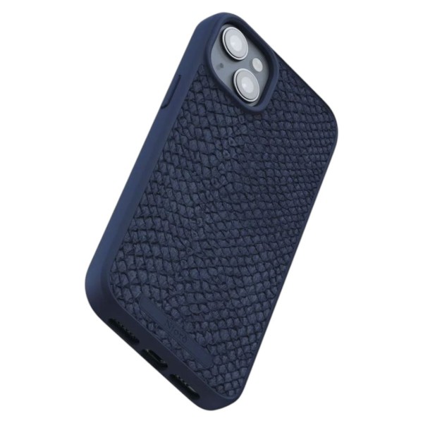 Фото - Чехол для смартфона Njord Salmon Leather MagSafe Case Petrol Blue for iPhone 15 Plus (NA52SL01)