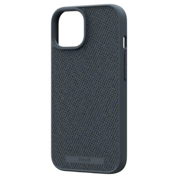 Фото - Чехол для смартфона Njord Fabric MagSafe Case Dark Grey for iPhone 15 Plus (NA52FA09)