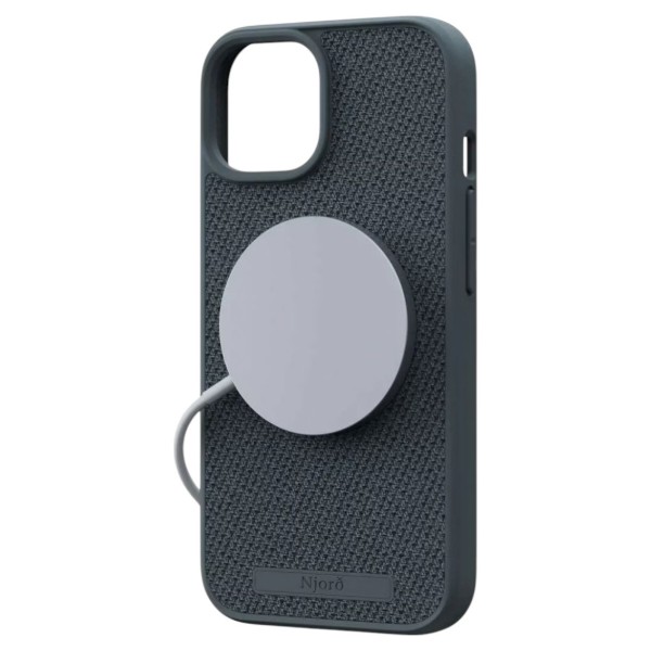 Фото - Чехол для смартфона Njord Fabric MagSafe Case Dark Grey for iPhone 15 Plus (NA52FA09)