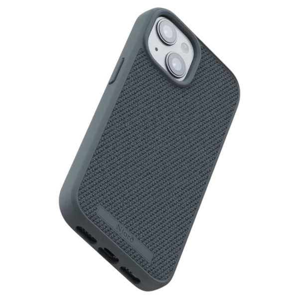 Фото - Чехол для смартфона Njord Fabric MagSafe Case Dark Grey for iPhone 15 Plus (NA52FA09)