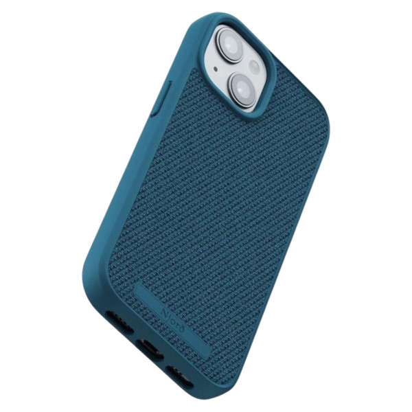 Фото - Чохол для смартфону Njord Fabric MagSafe Case Deep Sea for iPhone 15 Plus (NA52FA01)