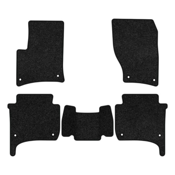 Фото - Коврики ворсовые в салон авто EVAtech Premium для Volkswagen Touareg (7P) (4-zone climate control) 2010-2014 2 поколение SUV EU черный кант (VW33959CB5TL8VPB)