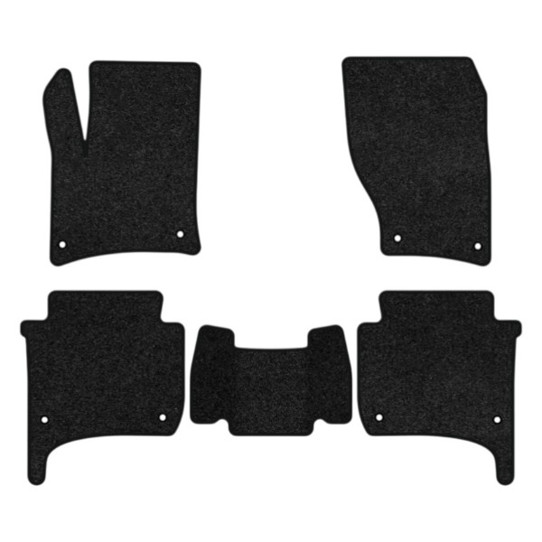 Фото - Коврики ворсовые в салон авто EVAtech Premium для Volkswagen Touareg (7P) (4-zone climate control) 2010-2014 2 поколение SUV EU черный кант (VW33959C5TL8VPB)